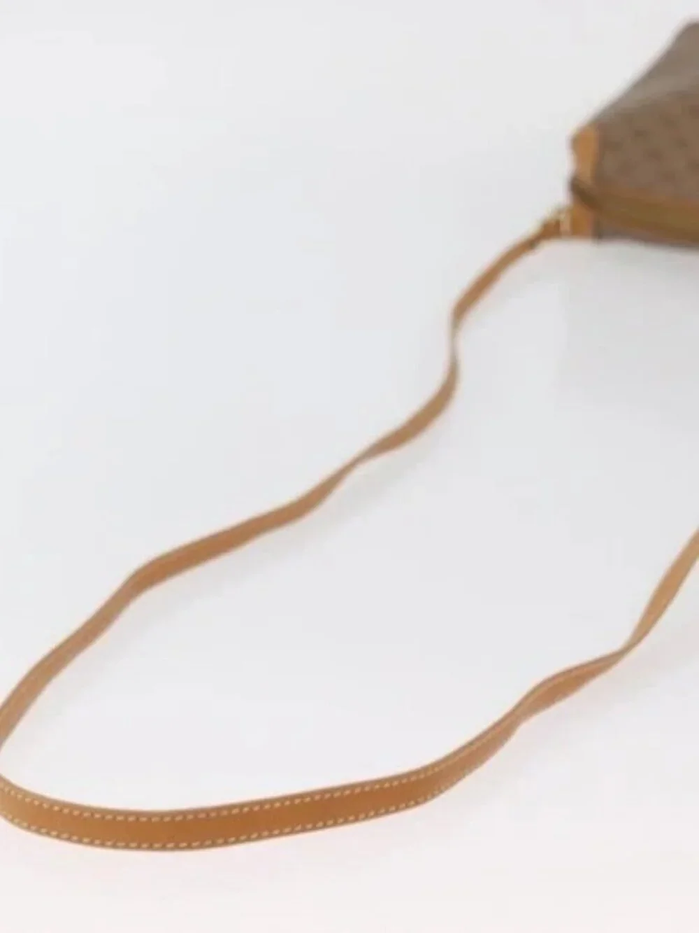 GUCCI Micro GG Supreme Shoulder Bag PVC Beige Gold 007 104 4916 Auth SW2142